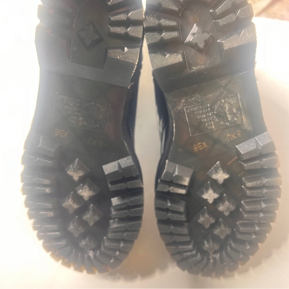 New Dr Martens jadon boots 7 black smooth leather platform - Picture 7 of 8